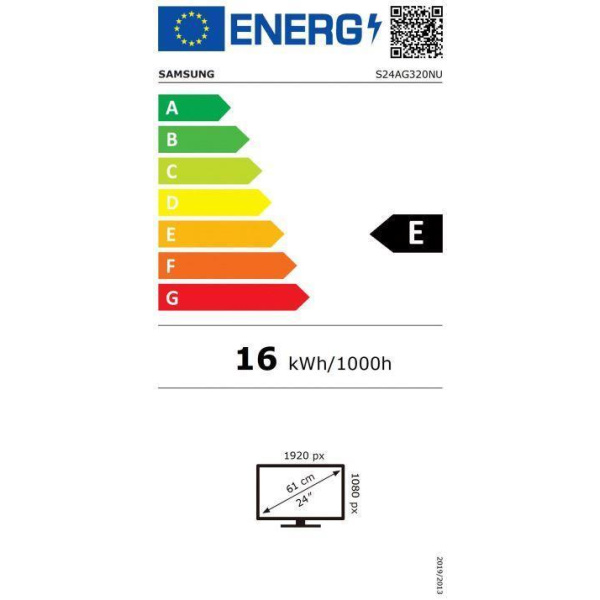 LCD Monitor SAMSUNG S24AG320NU 24" Gaming Panel VA 1920x1080 16:9 165Hz 1 ms Swivel Pivot Height adjustable Tilt Colour Black LS24AG320NUXEN - Image 3