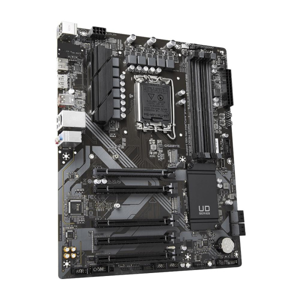 Mainboard GIGABYTE Intel B760 Express LGA1700 ATX Memory DDR4 Memory slots 4 4xPCI-Express 3.0 1x 1xPCI-Express 4.0 16x 2xM.2 1xHDMI 1xDisplayPort 4xUSB 2.0 1xUSB 3.2 1xUSB-C 1xPS/2 1xRJ45 3xAudio port B760DS3HDDR4 - Image 3