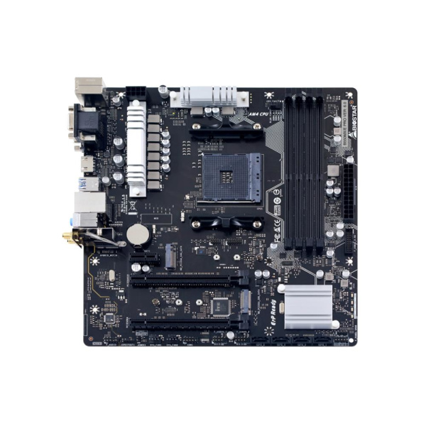 Mainboard BIOSTAR AMD B550 SAM4 MicroATX Memory DDR4 Memory slots 4 1xPCI-Express 3.0 1x 1xPCI-Express 3.0 16x 1xPCI-Express 4.0 16x 2xM.2 1x15pin D-sub 1xDVI-D 1xHDMI 2xUSB 2.0 4xUSB 3.2 1xPS/2 1xRJ45 3xAudio port B550MX/EPRO - Image 2