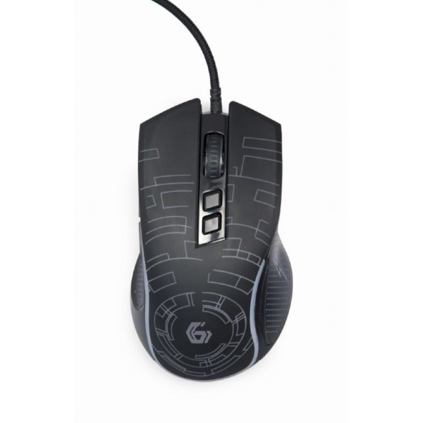 MOUSE USB OPTICAL GAMING/BLACK MUSG-RGB-01 GEMBIRD - Image 2