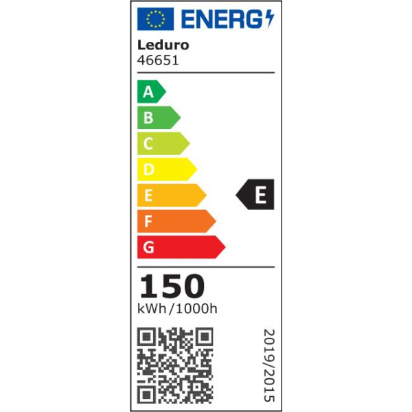 Lamp LEDURO Power consumption 150 Watts Luminous flux 18000 Lumen 4500 K AC 85-265V Beam angle 100 degrees 46651 - Image 2