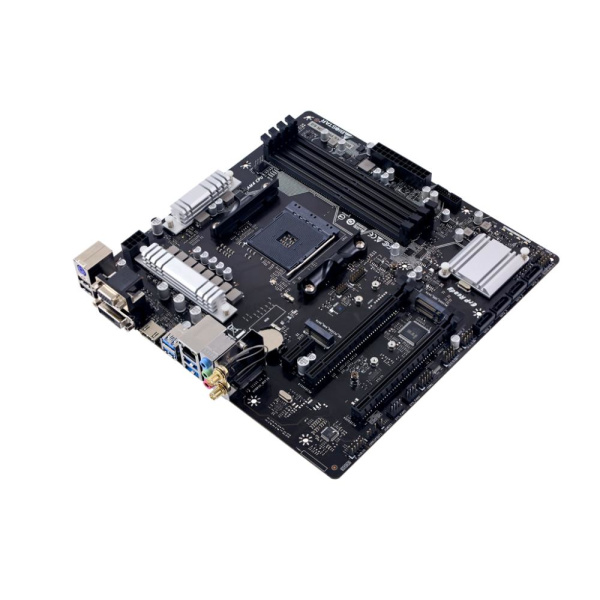 Mainboard BIOSTAR AMD B550 SAM4 MicroATX Memory DDR4 Memory slots 4 1xPCI-Express 3.0 1x 1xPCI-Express 3.0 16x 1xPCI-Express 4.0 16x 2xM.2 1x15pin D-sub 1xDVI-D 1xHDMI 2xUSB 2.0 4xUSB 3.2 1xPS/2 1xRJ45 3xAudio port B550MX/EPRO - Image 3