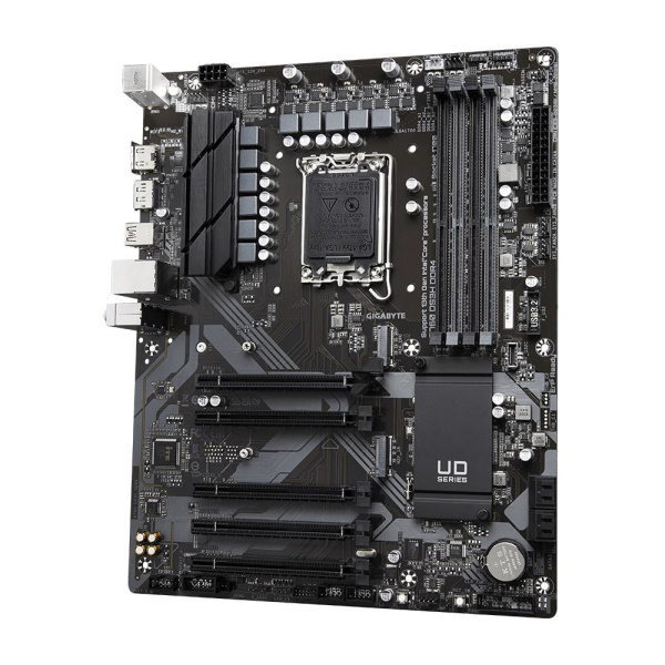 Mainboard GIGABYTE Intel B760 Express LGA1700 ATX Memory DDR4 Memory slots 4 4xPCI-Express 3.0 1x 1xPCI-Express 4.0 16x 2xM.2 1xHDMI 1xDisplayPort 4xUSB 2.0 1xUSB 3.2 1xUSB-C 1xPS/2 1xRJ45 3xAudio port B760DS3HDDR4 - Image 4