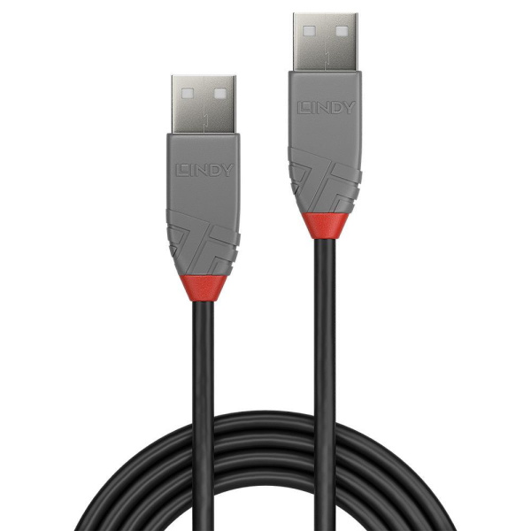 CABLE USB2 A-A 0.5M/ANTHRA 36691 LINDY - Image 2