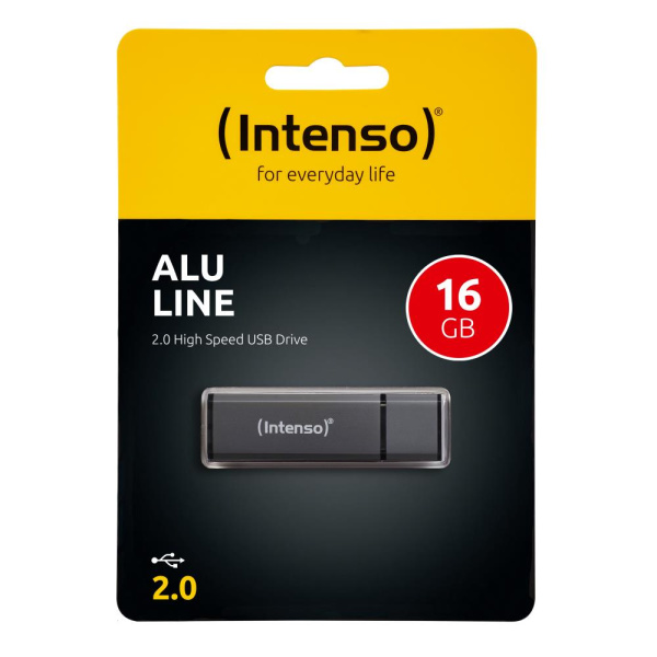 MEMORY DRIVE FLASH USB2 16GB/ANTHRACITE 3521471 INTENSO - Image 3