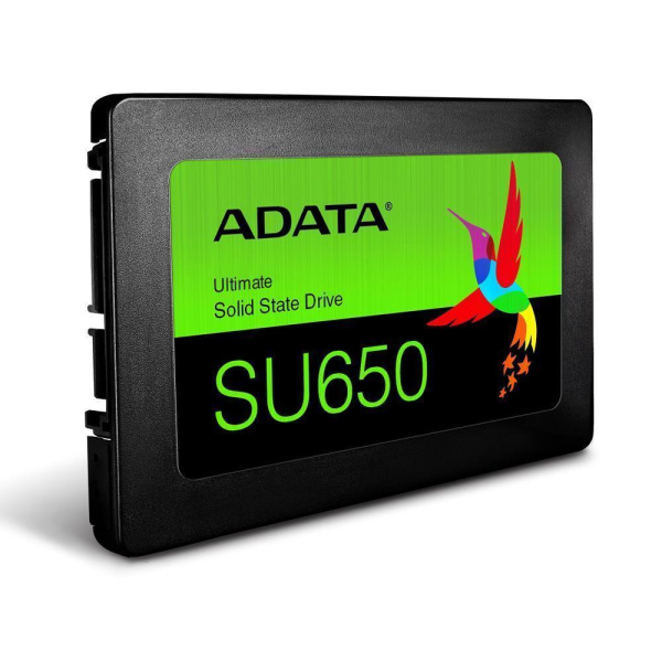 SSD ADATA SU650 1TB SATA 3.0 Write speed 450 MBytes/sec Read speed 520 MBytes/sec 2,5" TBW 600 TB MTBF 2000000 hours ASU650SS-1TT-R - Image 2