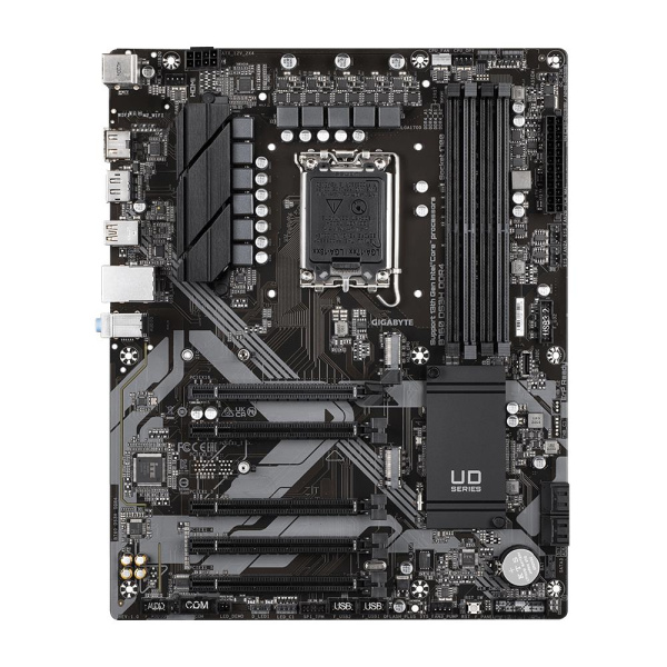 Mainboard GIGABYTE Intel B760 Express LGA1700 ATX Memory DDR4 Memory slots 4 4xPCI-Express 3.0 1x 1xPCI-Express 4.0 16x 2xM.2 1xHDMI 1xDisplayPort 4xUSB 2.0 1xUSB 3.2 1xUSB-C 1xPS/2 1xRJ45 3xAudio port B760DS3HDDR4 - Image 2