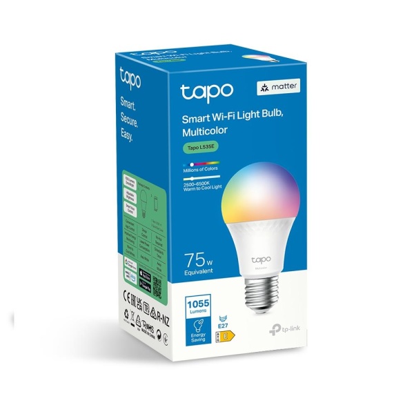 Smart Light Bulb TP-LINK Power consumption 8.6 Watts Luminous flux 1055 Lumen 6500 K 240V Beam angle 220 degrees TAPOL535E - Image 5