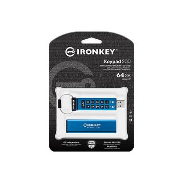 MEMORY DRIVE FLASH USB3.2/64GB IKKP200/64GB KINGSTON - Image 3