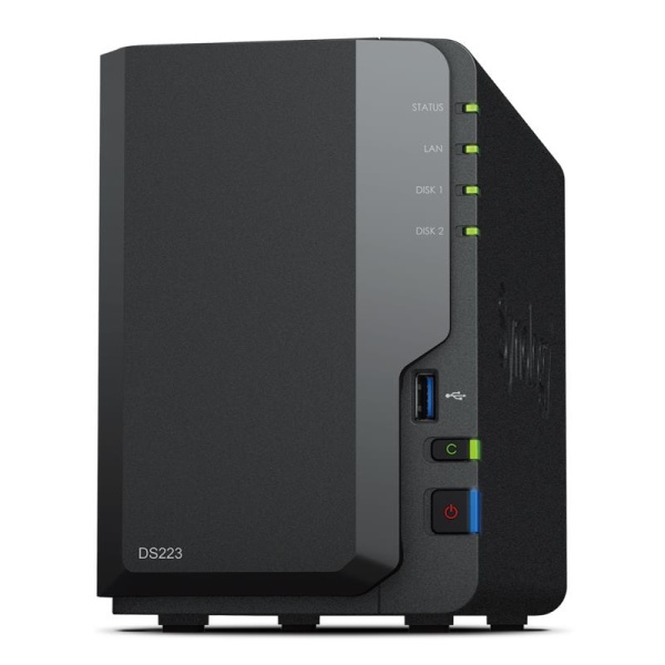 NAS STORAGE TOWER 2BAY/NO HDD USB3.2 DS223 SYNOLOGY