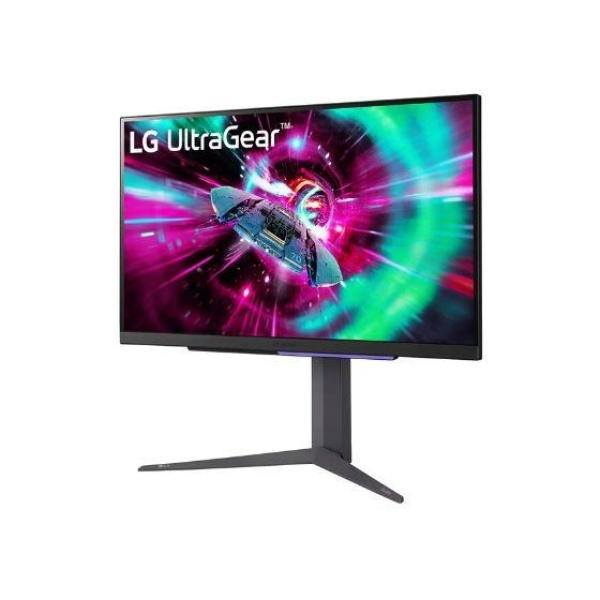 LCD Monitor LG 27GR93U-B 27" Gaming/4K Panel IPS 3840x2160 16:9 144Hz Matte 1 ms Pivot Height adjustable Tilt 27GR93U-B - Image 2