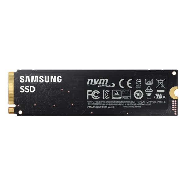 SSD SAMSUNG 980 500GB M.2 PCIE NVMe MLC Write speed 2600 MBytes/sec Read speed 3100 MBytes/sec 2.38mm TBW 300 TB MTBF 1500000 hours MZ-V8V500BW - Image 2