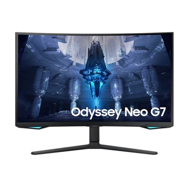 LCD Monitor SAMSUNG Odyssey Neo G7 32" Gaming/4K/Curved Panel VA 3840x2160 16:9 165Hz 1 ms Swivel Pivot Height adjustable Tilt Colour Black LS32BG750NPXEN