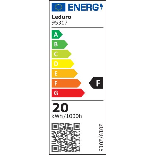 Lamp LEDURO Power consumption 20 Watts Luminous flux 2050 Lumen 4000 K 220-240V Beam angle 120 degrees 95317 - Image 2