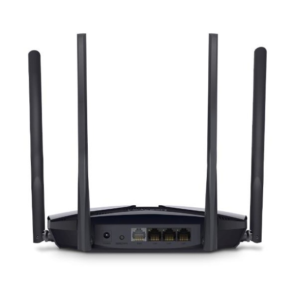 Wireless Router MERCUSYS 1800 Mbps Wi-Fi 6 1 WAN 3x10/100/1000M Number of antennas 4 MR70X - Image 3