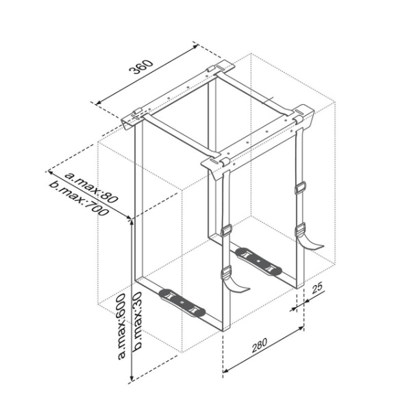 PC ACC DESK MOUNT 20KG/CPU-D025BLACK NEOMOUNTS - Image 3