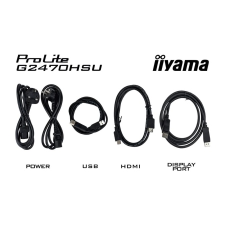LCD Monitor IIYAMA G2470HSU-B6 24" Panel IPS 1920x1080 16:9 180Hz Matte 0.2 ms Speakers Colour Black G2470HSU-B6 - Image 7
