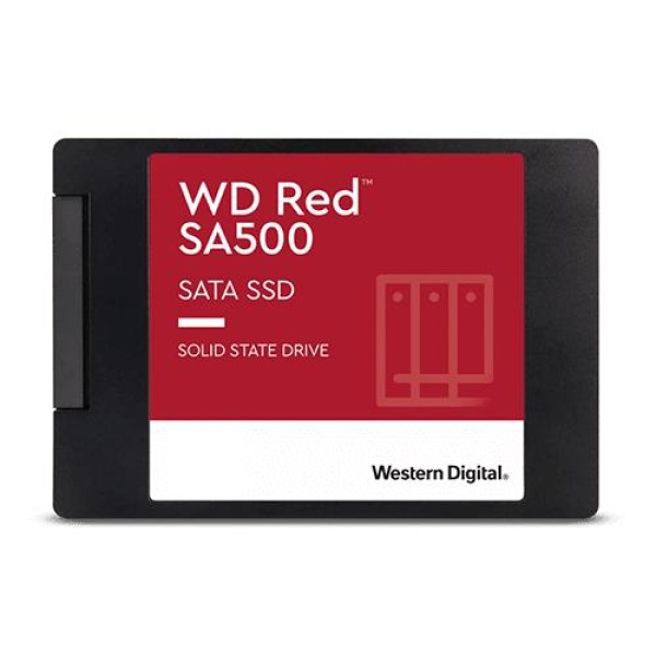 SSD WESTERN DIGITAL Red SA500 500GB SATA 3.0 Write speed 530 MBytes/sec Read speed 560 MBytes/sec 2,5" TBW 350 TB MTBF 2000000 hours WDS500G1R0A