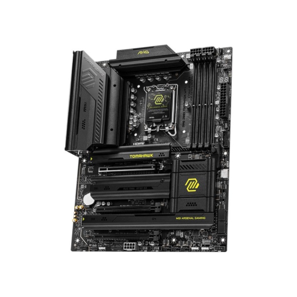 Mainboard MSI Intel Z890 LGA1851 ATX Memory DDR5 Memory slots 4 2xPCI-Express 4.0 4x	 1xPCI-Express 5.0 16x 4xM.2 1xHDMI 4xUSB 2.0 3xUSB 3.2 1xUSB-C 2xUSB-C w/Thunderbolt 1xOptical S/PDIF 1xRJ45 2xAudio port MAGZ890TOMAHAWKWIFI - Image 3