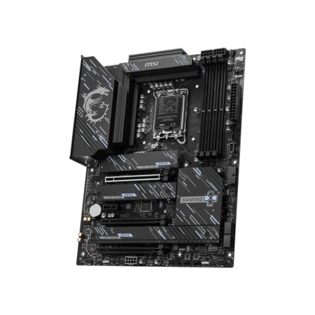 Mainboard MSI Intel Z890 LGA1851 ATX Memory DDR4 Memory slots 4 1xPCI-Express 4.0 1x 2xPCI-Express 4.0 4x	 1xPCI-Express 5.0 16x 4xM.2 1xHDMI 1xDisplayPort 4xUSB 2.0 3xUSB 3.2 1xUSB-C 1xUSB-C w/Thunderbolt 1xPS/2 1xRJ45 3xAudio port Z890GAMINGPLUSWIFI - Image 3