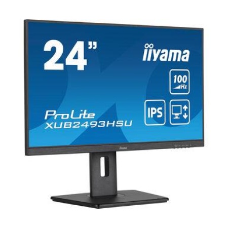LCD Monitor IIYAMA 23.8" Business Panel IPS 1920x1080 16:9 100Hz Matte 1 ms Speakers Swivel Pivot Height adjustable Tilt XUB2493HSU-B6 - Image 3