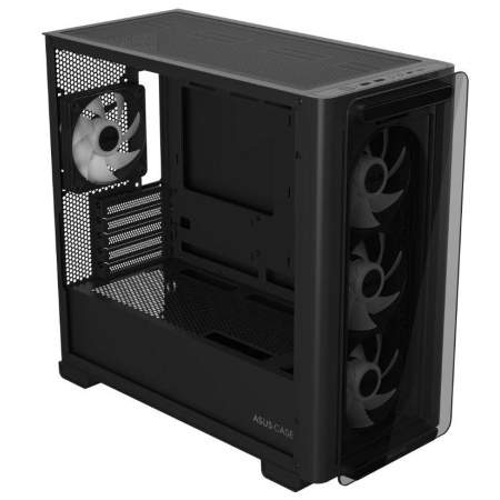 Case ASUS A23 PLUS MidiTower Case product features Transparent panel MicroATX MiniITX Colour Black A23PLUSTG/ARGBBLACK - Image 4