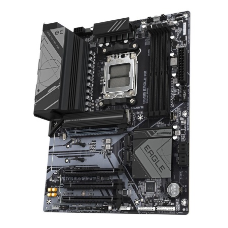 Mainboard GIGABYTE AMD B650 SAM5 ATX Memory DDR5 Memory slots 4 1xPCI-Express 16x 3xPCI-Express 3.0 16x 3xM.2 2xHDMI 1xDisplayPort 6xUSB 2.0 2xUSB 3.2 1xUSB-C 1xRJ45 3xAudio port B650EAGLEAX1.1 - Image 4