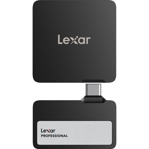 External SSD LEXAR Professional Go Portable 1TB USB 3.2 Write speed 1000 MBytes/sec Read speed 1050 MBytes/sec LSL400S001T-RNBNG - Image 3