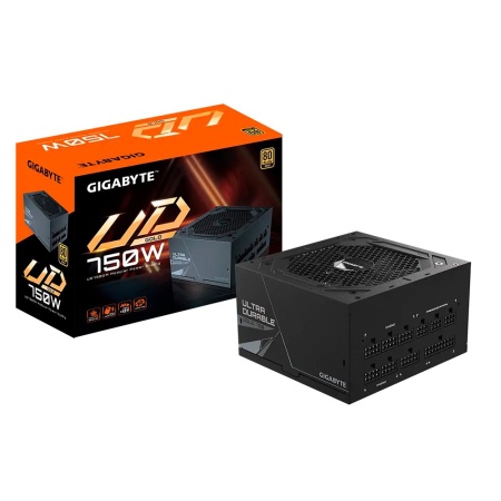 Power Supply GIGABYTE GP-UD750GM 750 Watts Efficiency 80 PLUS GOLD PFC Active MTBF 100000 hours GP-UD750GM - Image 7