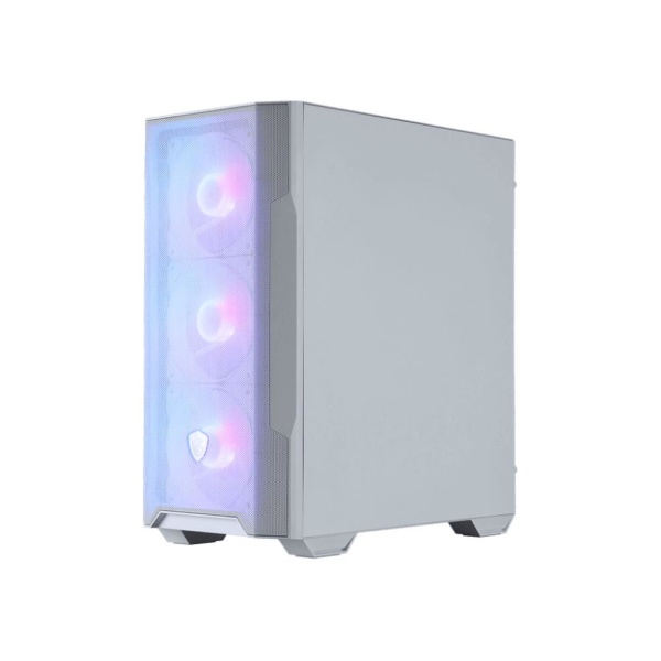 Case MSI MAG FORGE M100R / WHITE Micro Not included MicroATX MiniITX Colour White MAGFORGEM100RWHITE