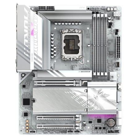 Mainboard GIGABYTE Intel B860 Express LGA1851 ATX Memory DDR5 Memory slots 4 3xPCI-Express 16x 2xM.2 1xHDMI 1xDisplayPort 1xAudio-In 1xAudio-Out 4xUSB 2.0 6xUSB 3.2 1xUSB-C 1xOptical S/PDIF 1xRJ45 B860AELITEWF7ICE1.0 - Image 3