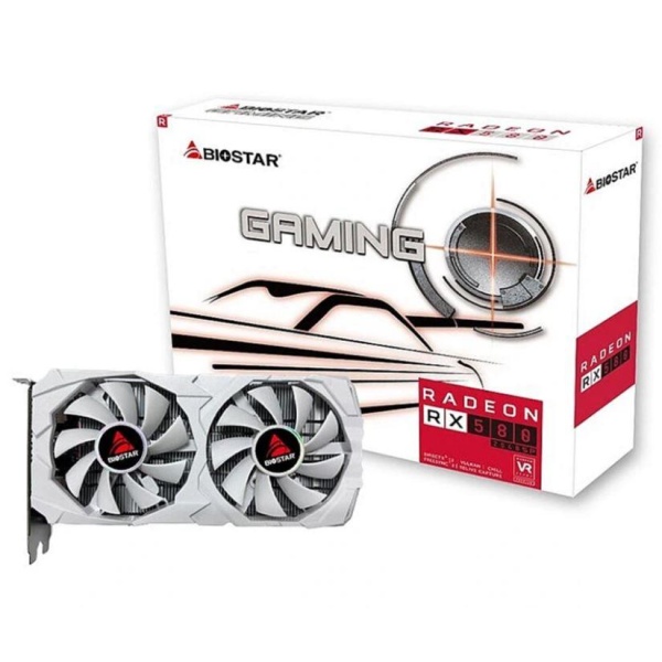 Graphics Card BIOSTAR AMD Radeon RX 580 8 GB GDDR5 256 bit PCIE 3.0 16x Dual Slot Fansink 1xHDMI 2xDisplayPort VA5825RQ82