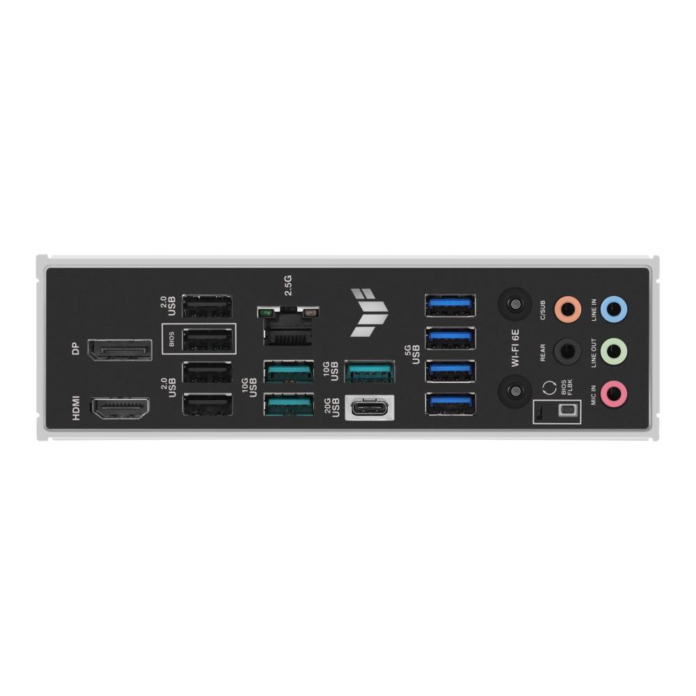 Mainboard ASUS AMD B850 SAM5 Micro-ATX Memory DDR5 Memory slots 4 1xPCI-Express 4.0 1x 1xPCI-Express 4.0 16x 1xPCI-Express 5.0 16x 3xM.2 1xHDMI 1xDisplayPort 11xUSB 2.0 2xUSB-C 1xRJ45 5xAudio port GAMINGB850M-PLUSWIFI - Image 6