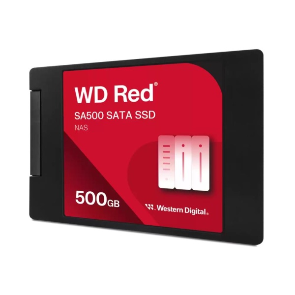 SSD WESTERN DIGITAL Red SA500 500GB SATA 3.0 Write speed 530 MBytes/sec Read speed 560 MBytes/sec 2,5" TBW 350 TB MTBF 2000000 hours WDS500G1R0A - Image 3