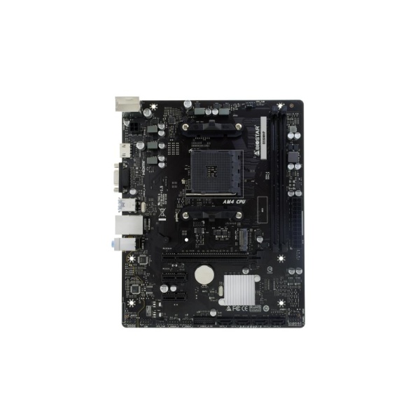 Mainboard BIOSTAR AMD B550 SAM4 Micro-ATX Memory DDR4 Memory slots 2 2xPCI-Express 3.0 1x 1xPCI-Express 3.0 16x 1xPCI-Express 4.0 16x 1xM.2 1x15pin D-sub 1xHDMI 8xUSB 2.0 4xUSB 3.2 1xPS/2 1xRJ45 3xAudio port B550MHP - Image 2