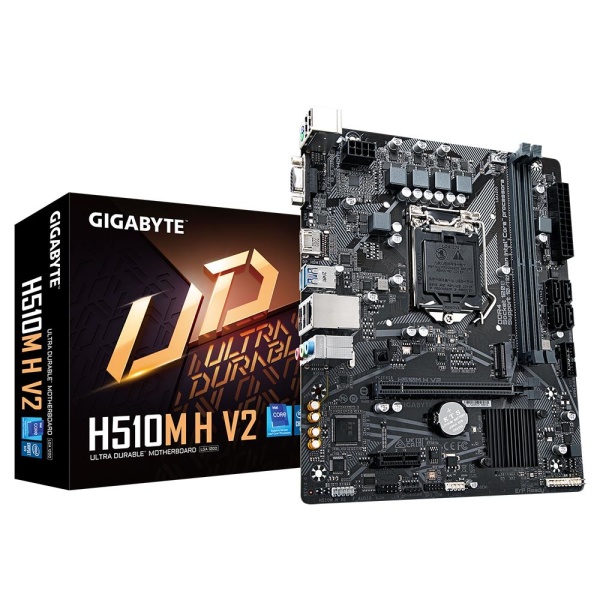 Mainboard GIGABYTE Intel Q470 Express LGA1200 Micro-ATX Memory DDR4 Memory slots 2 1xPCI-Express 3.0 1x 1xPCI-Express 3.0 16x 1xM.2 1x15pin D-sub 1xHDMI 4xUSB 2.0 2xUSB 3.2 2xPS/2 1xRJ45 3xAudio port H510MHV22.0