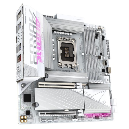 Mainboard GIGABYTE Intel B860 Express LGA1851 Micro-ATX Memory DDR5 1xPCI-Express 16x 3xM.2 1xHDMI 1xDisplayPort 4xUSB 2.0 6xUSB 3.2 1xUSB-C 1xOptical S/PDIF 1xRJ45 2xAudio port B860MAELTWF6EICE1.0 - Image 3