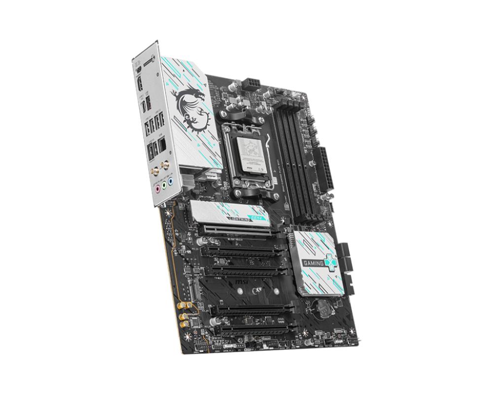 Mainboard MSI AMD B840 SAM5 ATX Memory slots 4 5xPCI-Express 16x 2xM.2 1xHDMI 1xAudio-In 1xAudio-Out 1xMicrophone 4xUSB 2.0 3xUSB 3.2 1xUSB-C 1xRJ45 B840GAMINGPLUSWIFI - Image 4