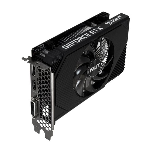 Graphics Card PALIT NVIDIA GeForce RTX 3050 8 GB GDDR6 128 bit PCIE 4.0 16x GPU 1552 MHz Dual Slot Fansink 1xDVI-D 1xHDMI 1xDisplayPort NE63050018P1-1070F - Image 4