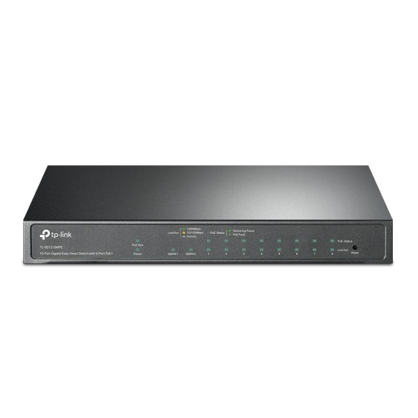 Switch TP-LINK TL-SG1210MPE Desktop/pedestal 9x10Base-T / 100Base-TX / 1000Base-T 1x10/100/1000BASE-T/SFP combo PoE+ ports 8 123 Watts TL-SG1210MPE - Image 4