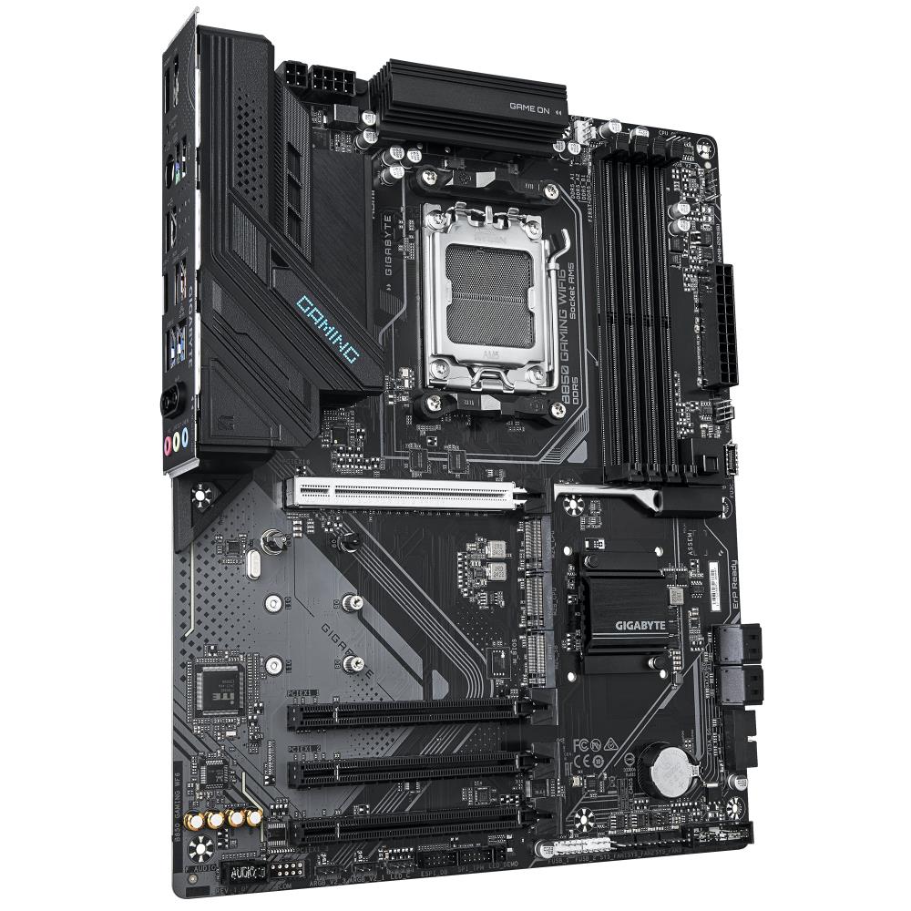 Mainboard GIGABYTE AMD B850 SAM5 ATX Memory DDR5 Memory slots 4 4xPCI-Express 16x 3xM.2 1xHDMI 1xDisplayPort 1xAudio-In 1xAudio-Out 1xMicrophone 4xUSB 2.0 4xUSB 3.2 1xUSB-C 1xPS/2 1xRJ45 B850GAMINGWF6 - Image 3