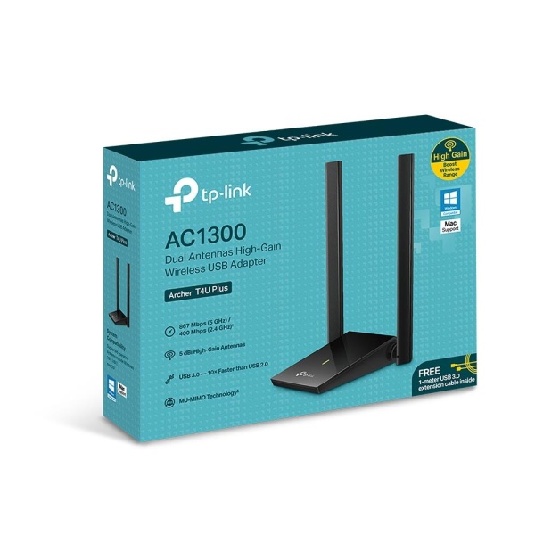 WRL ADAPTER 1300MBPS USB DUAL/BAND ARCHER T4U PLUS TP-LINK - Image 8