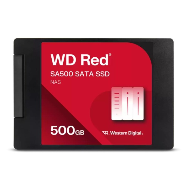 SSD WESTERN DIGITAL Red SA500 500GB SATA 3.0 Write speed 530 MBytes/sec Read speed 560 MBytes/sec 2,5" TBW 350 TB MTBF 2000000 hours WDS500G1R0A - Image 2