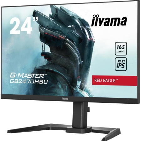 LCD Monitor IIYAMA GB2470HSU-B5 24" Panel IPS 1920x1080 16:9 165Hz Matte 0.8 ms Speakers Pivot Height adjustable Tilt Colour Black GB2470HSU-B5 - Image 4