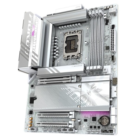 Mainboard GIGABYTE Intel B860 Express LGA1851 ATX Memory DDR5 Memory slots 4 3xPCI-Express 16x 2xM.2 1xHDMI 1xDisplayPort 1xAudio-In 1xAudio-Out 4xUSB 2.0 6xUSB 3.2 1xUSB-C 1xOptical S/PDIF 1xRJ45 B860AELITEWF7ICE1.0 - Image 5