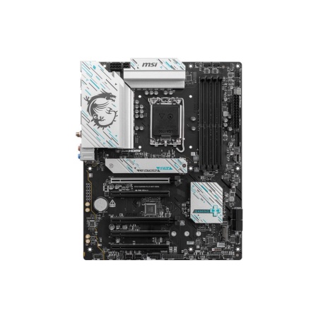 Mainboard MSI Intel B760 Express LGA1700 ATX Memory DDR4 Memory slots 4 5xPCI-Express 5.0 16x 2xM.2 1xHDMI 1xDisplayPort 4xUSB 2.0 2xUSB 3.2 1xUSB-C 1xPS/2 1xOptical S/PDIF 1xRJ45 5xAudio port B760GAMPLUSWIFIDDR4 - Image 2