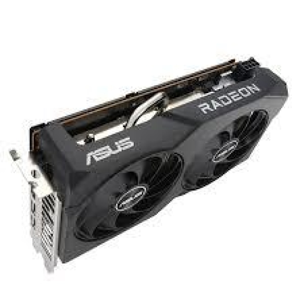 Graphics Card ASUS AMD Radeon RX 7600 8 GB GDDR6 128 bit PCIE 4.0 8x Two and Half Slot Fansink 1xHDMI 3xDisplayPort DUAL-RX7600-O8G-EVO - Image 3