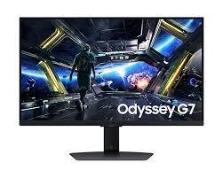 LCD Monitor SAMSUNG Odyssey G7 32" Gaming Panel IPS 3840x2160 16:9 144Hz 1 ms Speakers Swivel Pivot Height adjustable Tilt Colour Black LS32DG702EUXDU