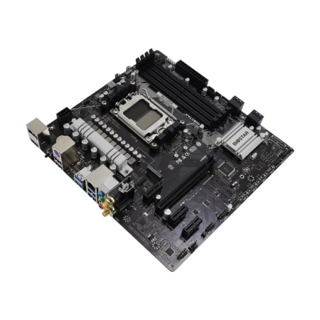 Mainboard BIOSTAR AMD A620 SAM5 Micro-ATX Memory DDR5 Memory slots 4 1xPCI-Express 3.0 1x 2xPCI-Express 4.0 1x 1xPCI-Express 4.0 16x 1xM.2 1xHDMI 1xDisplayPort 2xUSB 2.0 4xUSB 3.2 1xPS/2 1xRJ45 3xAudio port A620MP-EPRO - Image 3