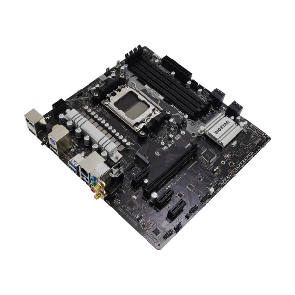 Mainboard BIOSTAR AMD A620 SAM5 Micro-ATX Memory DDR5 Memory slots 4 1xPCI-Express 3.0 1x 2xPCI-Express 4.0 1x 1xPCI-Express 4.0 16x 1xM.2 1xHDMI 1xDisplayPort 2xUSB 2.0 4xUSB 3.2 1xPS/2 1xRJ45 3xAudio port A620MP-EPRO - Image 3